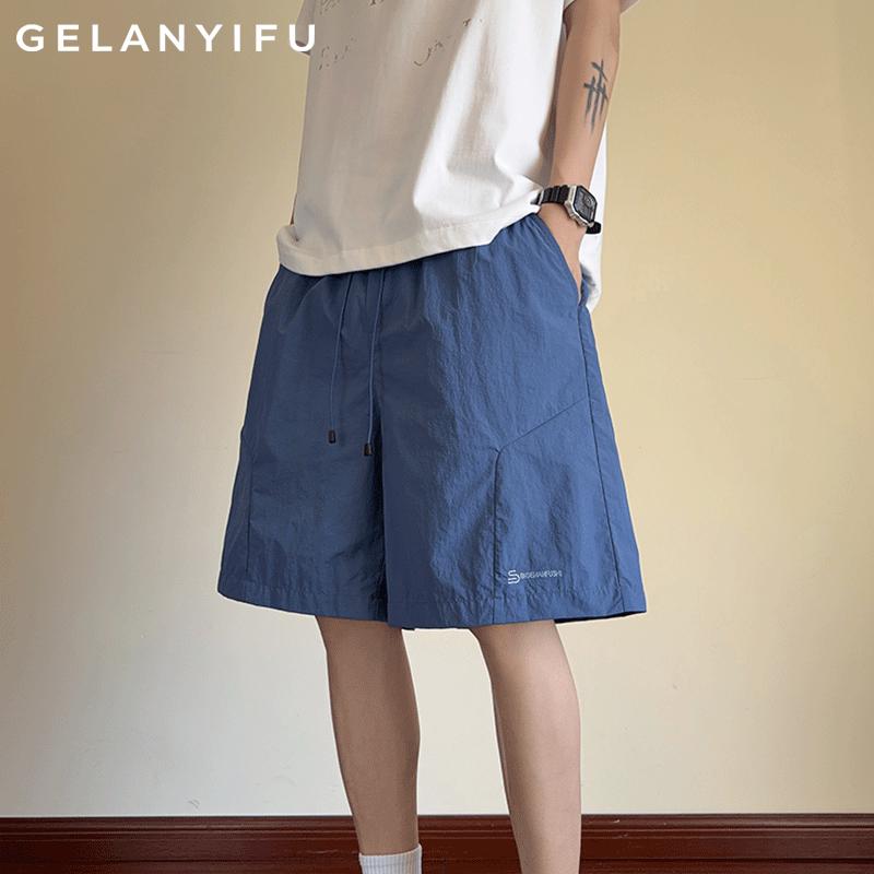 GELANYIFU Men s Japanese Style Quick-Dry Casual Sports Shorts 4XL