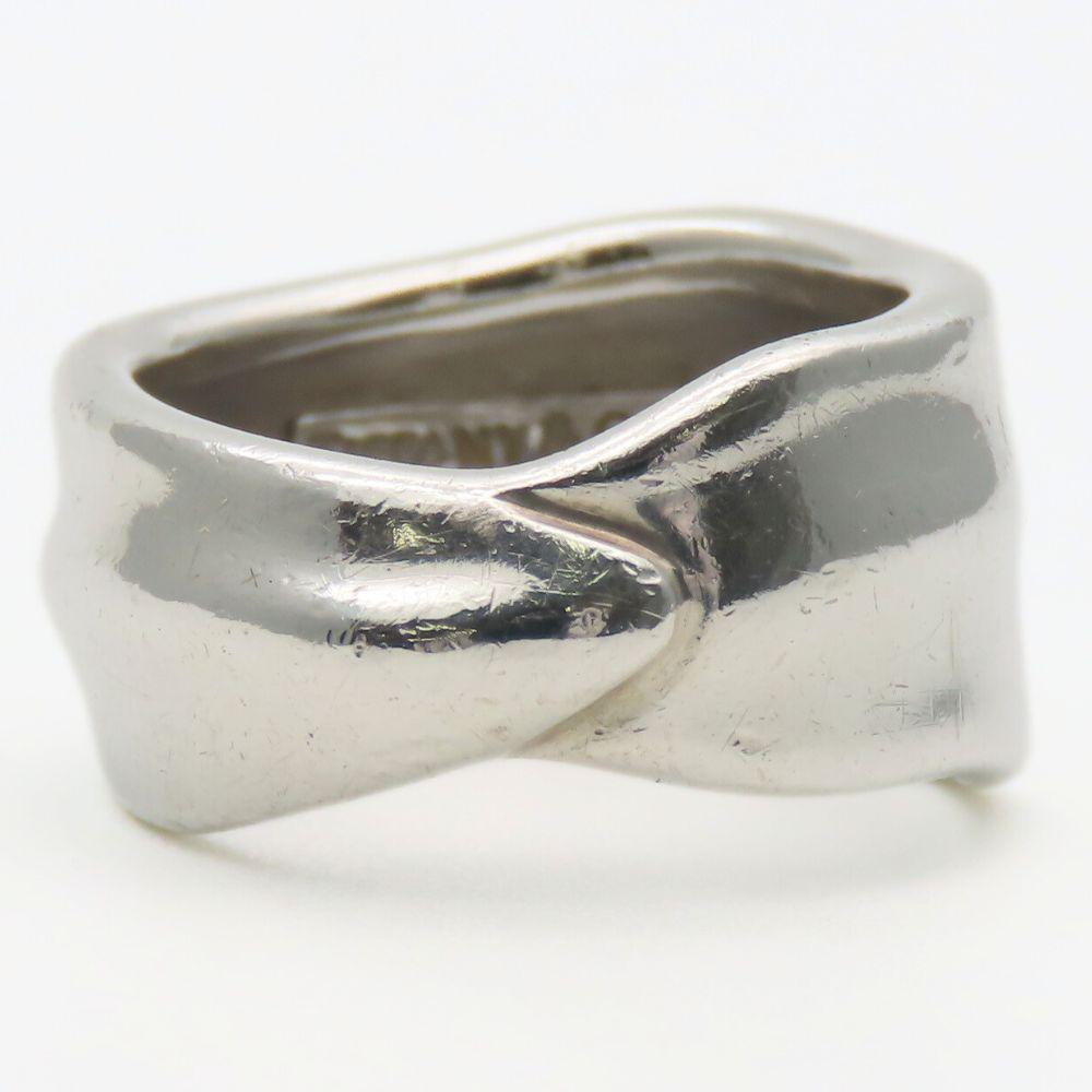 Used TIFFANY&Co. Ring Leaf EU#48 Silver925 7.3g Silver Accessories