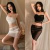 Sex Underwear Pure Desire Sexy Suspender Hip Skirt Hot Transparent Uniform Temptation Pajama Set