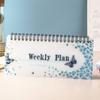Korean Stationery Cute Notebook Portable Agenda Diary Weekly Monthly Planner Student Organizer Schedule School Supplies Kawaii