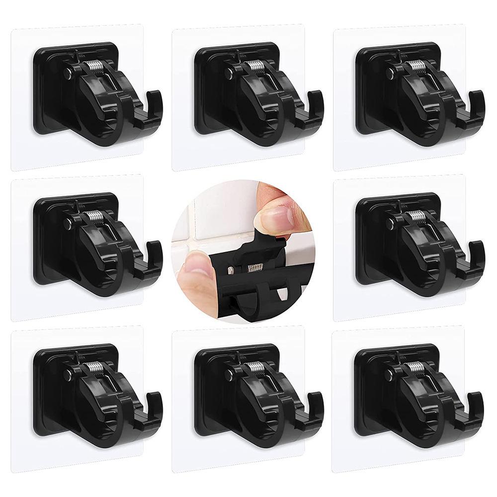 Telescopic Curtain Rod No-Punch Adhesive Hook Bracket