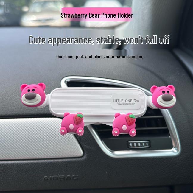 KT Cat Anti-shake Car Air Vent Phone Holder for Girls