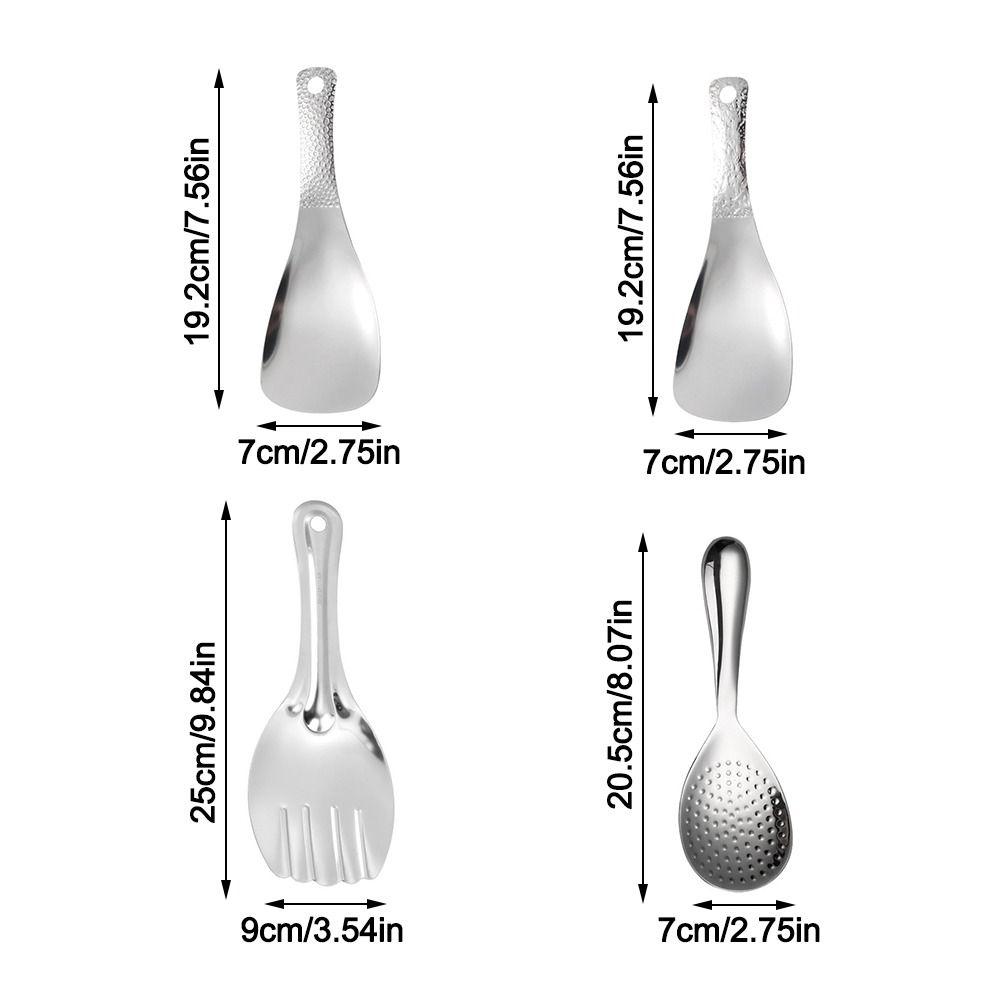 Durable Rice Spoon Thickened Canteen Serving spoon New Anti-Stick Rice Spoon  Kitchen Tools
