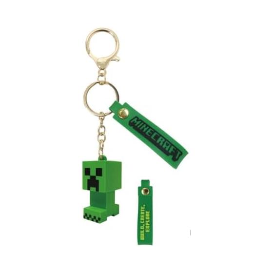 Minecraft Брелок Minecraft Крипер Аксессуар Аксессуар Персонаж Милый Мальчики Девочки 3D Ремешок Сумка Сумка Прибл. В46мм x Ш23мм x Г27мм