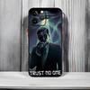 Sci-Fi Show The X-X-F-Files Phone Case Black Matte Thin Phone Case For iPhone17 16 15 14 13 ProMax