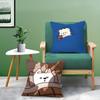 Cute Sleeping Polar Bear Cartoon Pattern Pillow Case Double-Sided Plush Sofa Cushion Covers Organic Breathable Invisible Zipper