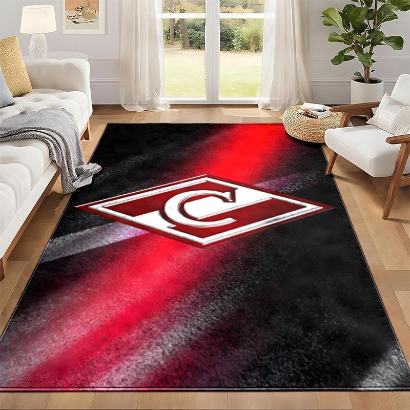 FC Spartak Moscow Carpet Door Mat for Living Room or Bedroom Protective Mat Under Chair Office Decoration Christmas Gift Birthday Present
