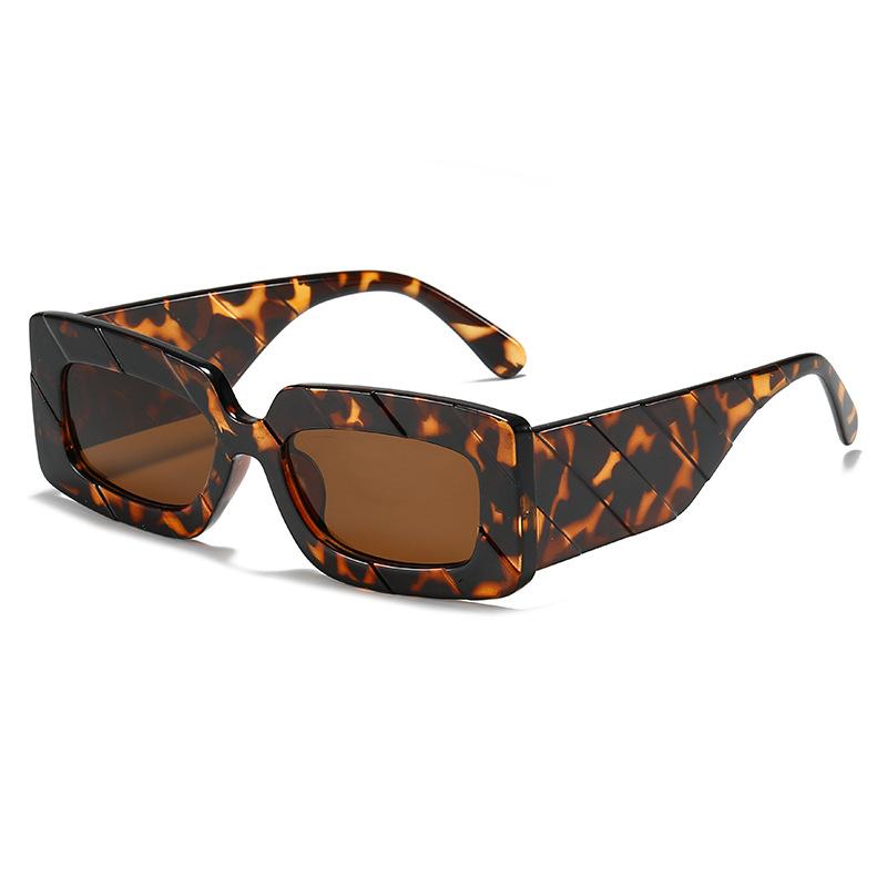 Square Sunglasses, Versatile And Colorful Square Glasses, Retro Literary And Large-Frame Sunglasses.