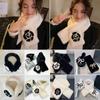 Camellia Warm Earmuffs Collar Shawl Neck Warmer Plush Fur Scarf New Ear Cover  Women