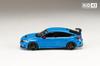 HobbyJAPAN HJD43 Scale Honda Civic TYPE R RACING BLACK Package with OEM Racing Blue Finished Model 1/43 (FL5) Options, Pearl, (HJD431004BL)