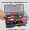 Multi-functional Thickened Double-Layer Lure Storage Box for Fishing Gear