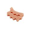 Toe Separator Silicone Gel Bunion Corrector for Hallux Valgus Relief Soft Flexible Material with Five Hole Design for Foot Alignment and Comfort