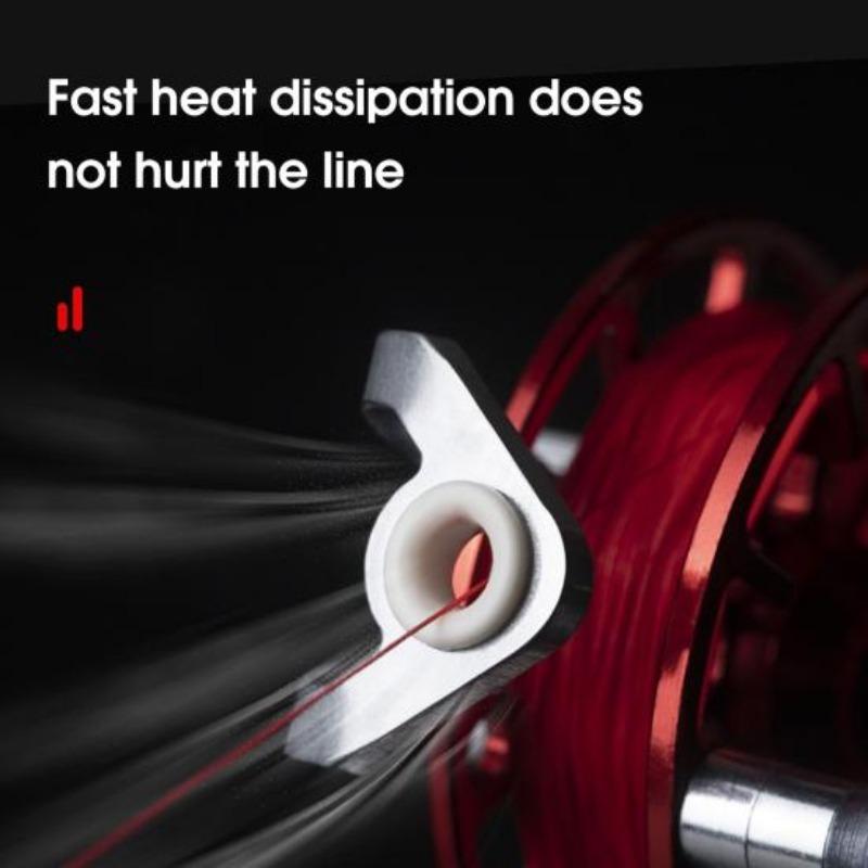 Kolečko pro rybářský vlasec Malé mini kovové duté Lehké rybářské nářadí Přenosné a snadno se instaluje