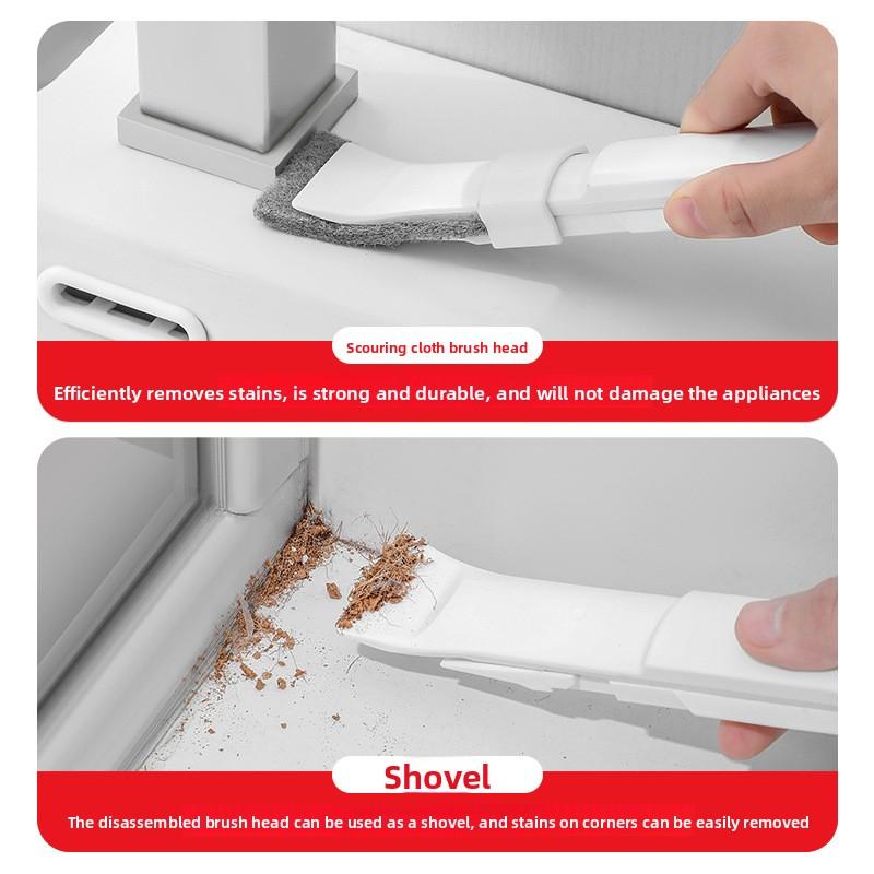 Multifunctional Cleaning Brush and Scraper for Gaps and Corners
