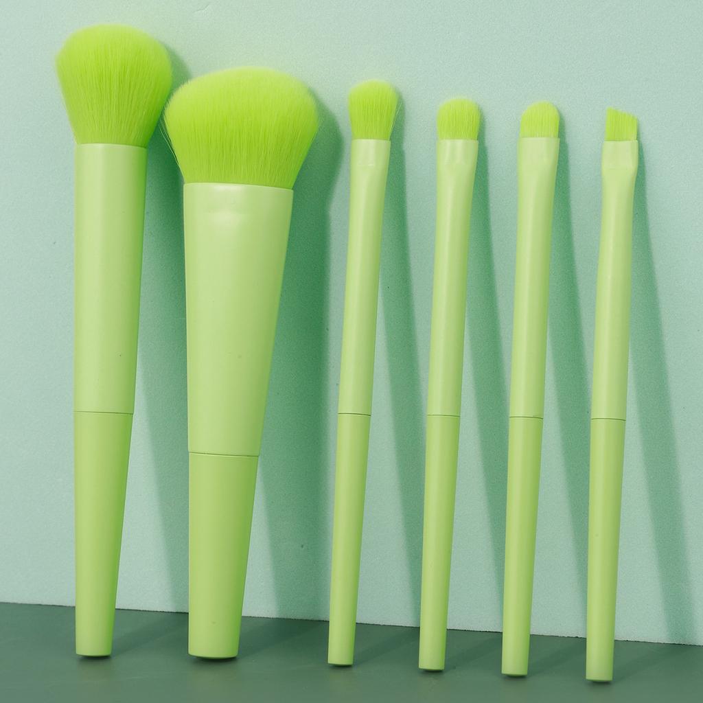6/12 Makeup Brush Set Makeup Brush, Eye Brush Foundation Brush Artificial Bionic Fiber Hair Beauty Tool