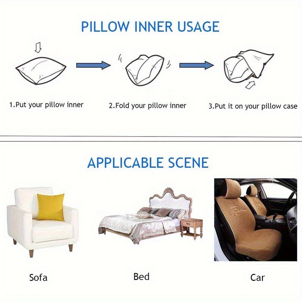 2-Piece Patriotic Daisy and Plaid Buffalo Pillow Case Red, White, and Blue July 4th Decor Cushion Covers for Sofa