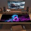Cyberpunk Warrior Large Size Mouse Pad Large Gaming Table Cushion Nonslip Laptop Tablet Big Mousepad Xxl Mat Mini Pc Playmat With Lock Edge