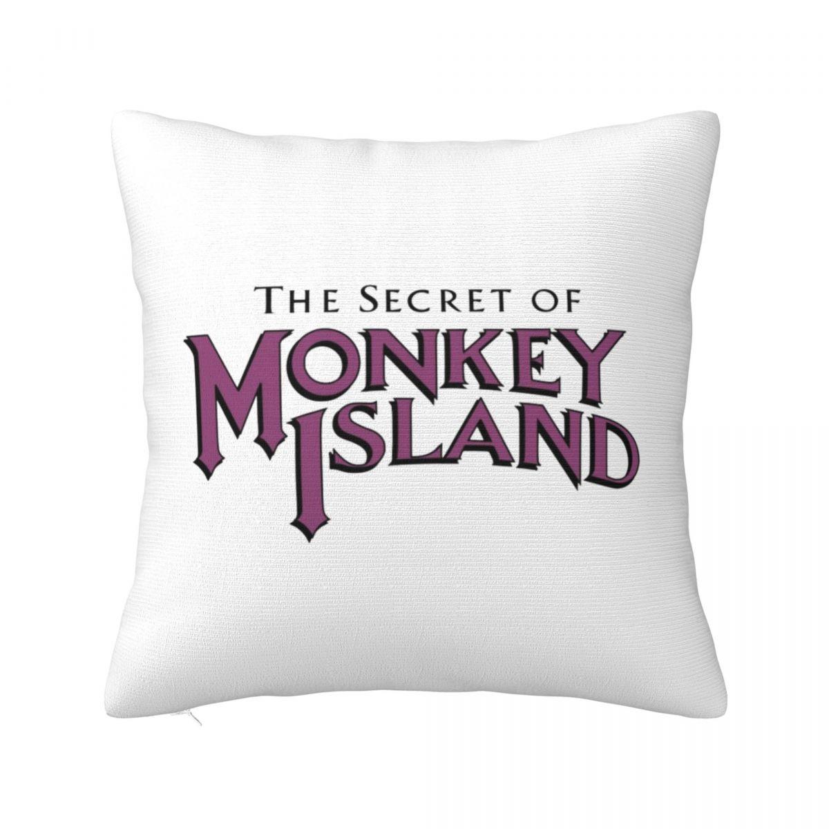 

Secret Of Monkey Island Square Pillowcase Cushion Cover Pillow Case Throw Pillow Cover for Home Sofa Living Room 12x12Inch