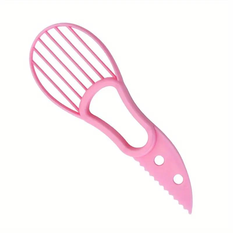 1pcs, 3-in-1 Avocado Slicer Shea Corer Butter Fruit Peeler Cutter Pulp Separator Plastic Knife Kitchen Vegetable Tools Home Accessory