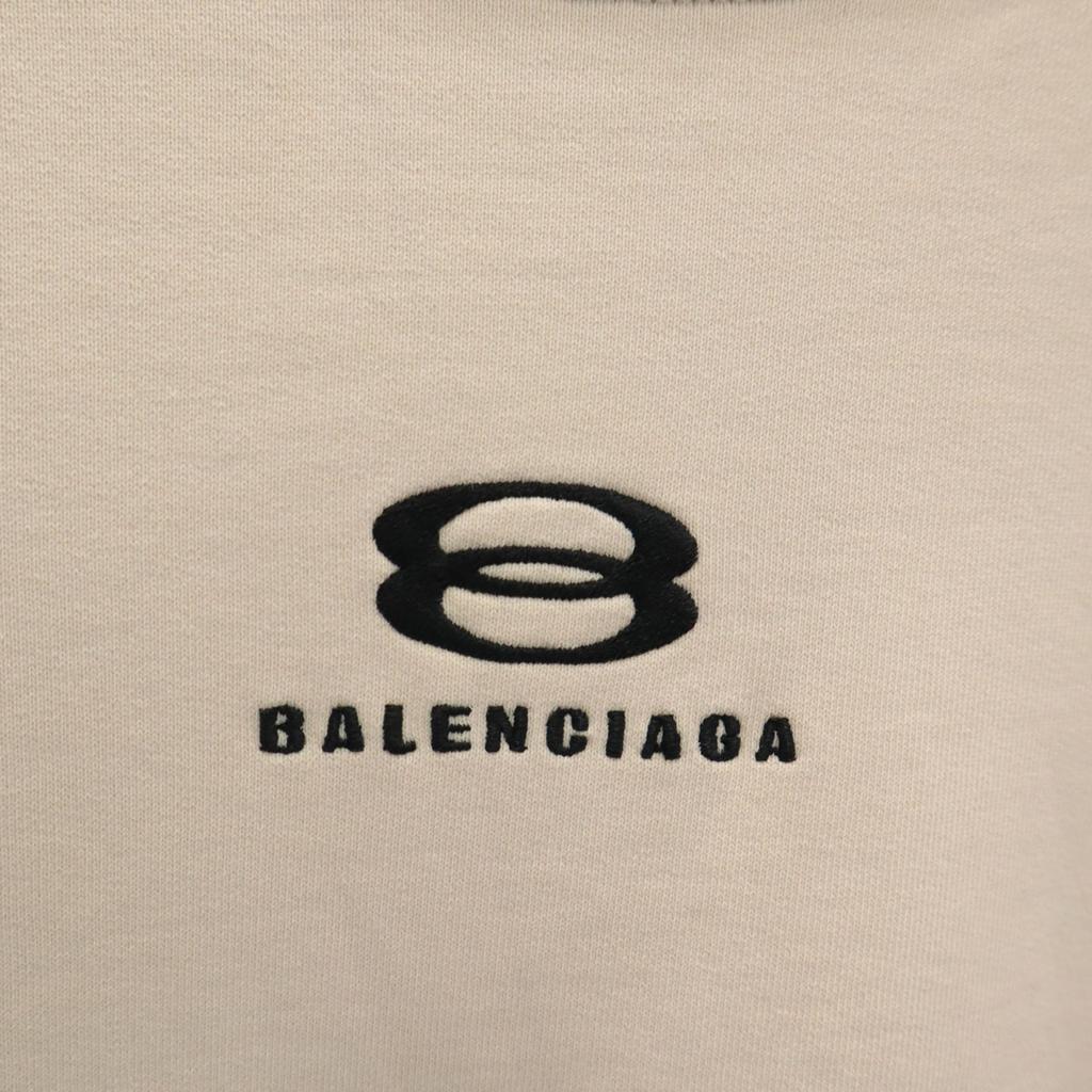 BALENCIAGA Made in Portugal Long sleeve Damage processing sweat Men's Used