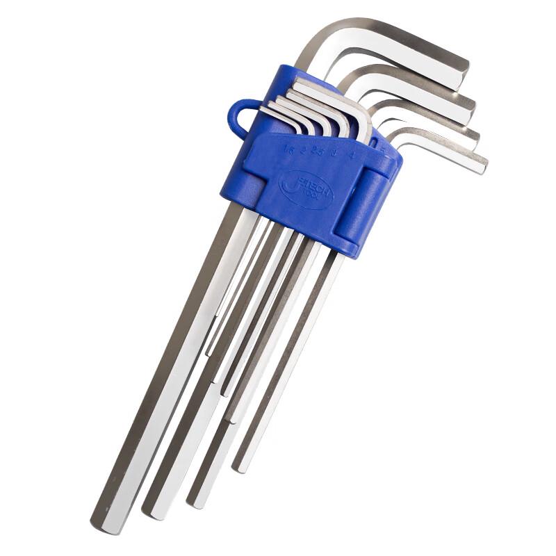 JETECH PM-N9 Flat-Head Hex Key Wrench Set