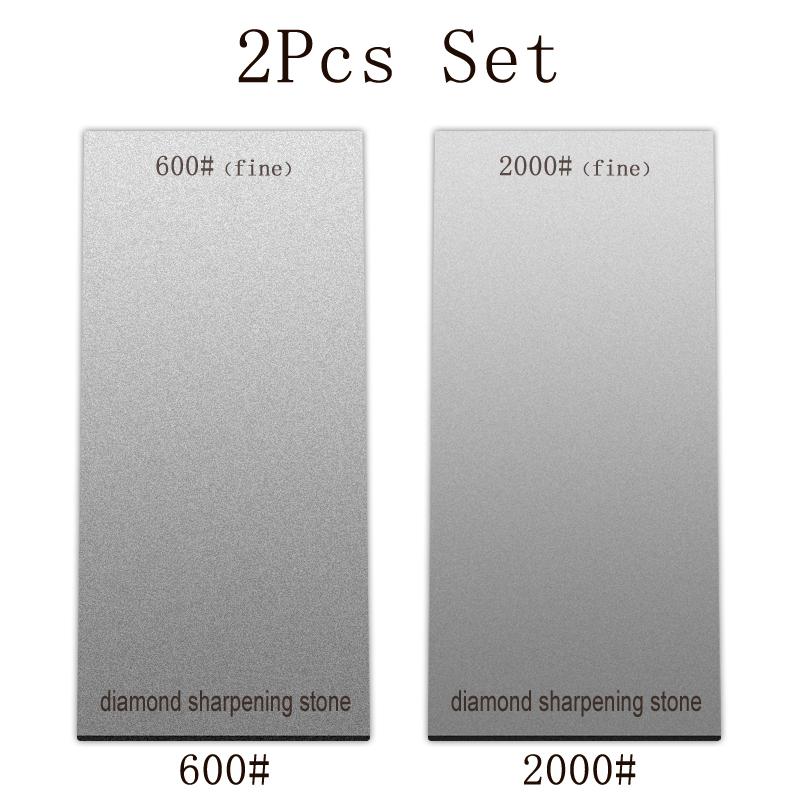 2/3/5Pcs Set Diamond Sharpening Stone Grit 50~3000# Kitchen Whetstone Have Base Ultra-high grinding power Sharpeners Polishing