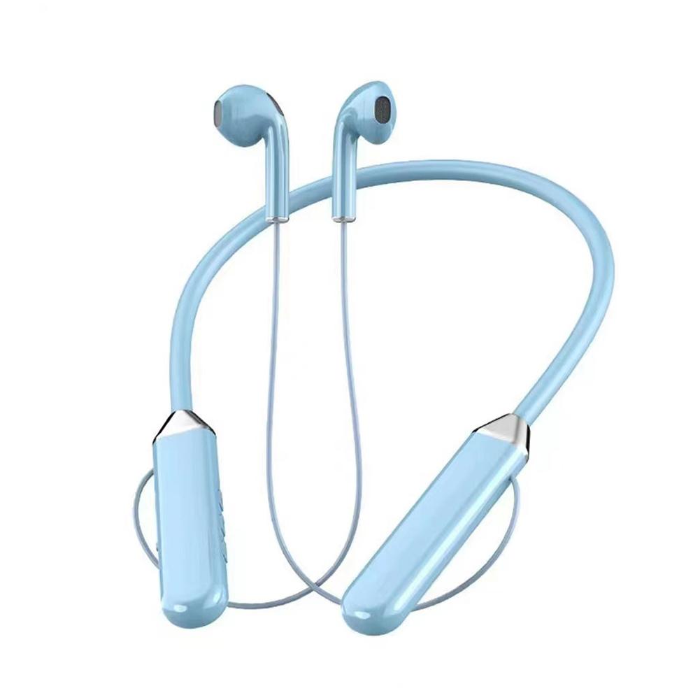 

BNR Neckband 5.2 Bluetooth наушники с длительным временем ожидания стерео шумоподавлением наушники-вкладыши спортивные с цифровым дисплеем синий