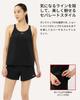 Speedo Airpa II Fitness Size for and Fitness Women's Swimsuit, Black, M, Pool, Gym,