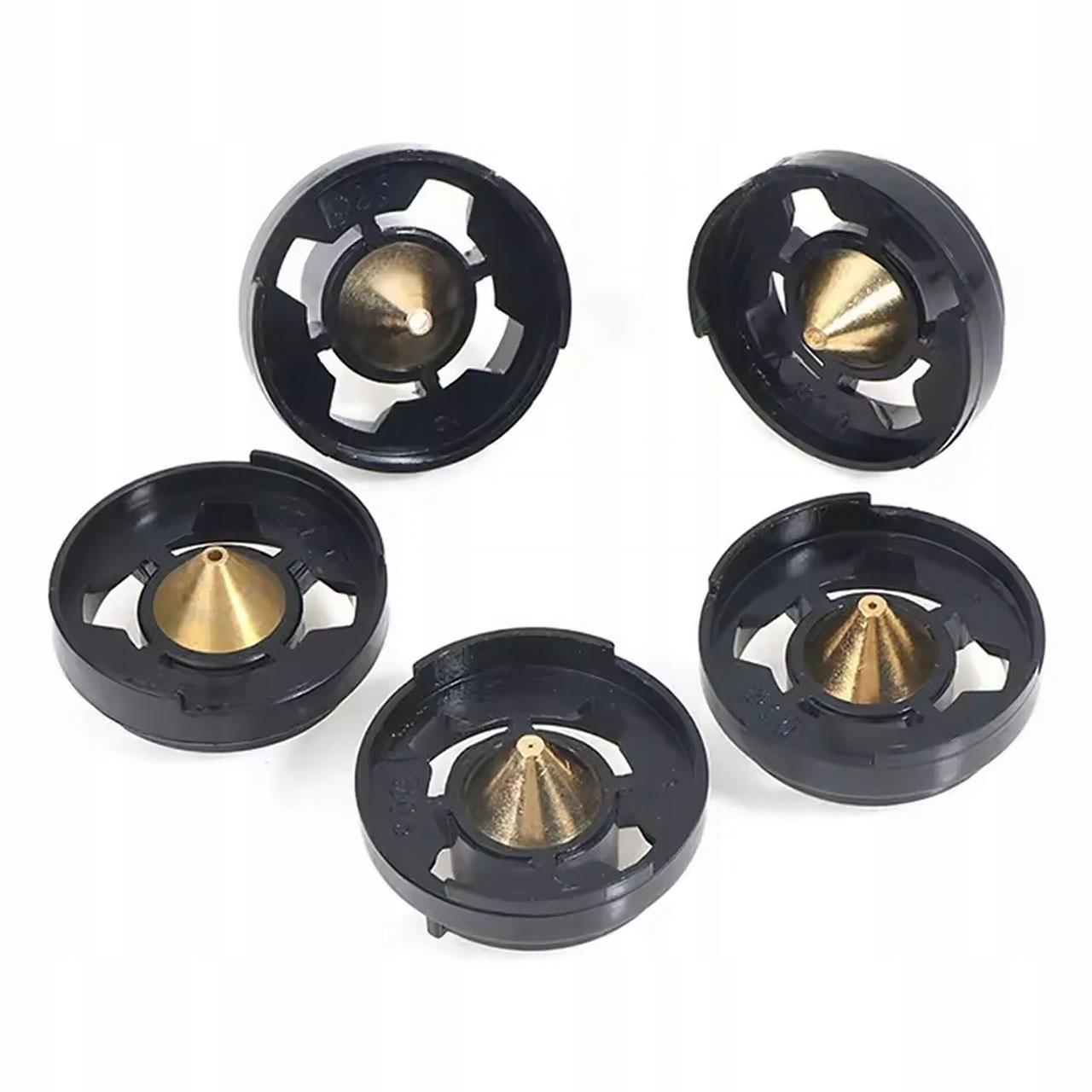 Rosfix Zestaw 5 Dysz do Opryskiwacza Farby – Średnice: 1.0–2.5 mm | Pasuje do Agregatów Malarskich | Wysoka Trwałość | Łatwe Czyszczenie