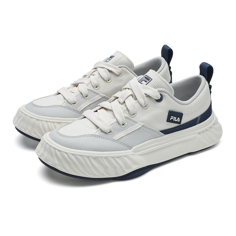 Fila Fosso Chuanxing Shoes Low Top Canvas Shoes Men's White Gray F12M522311FGA