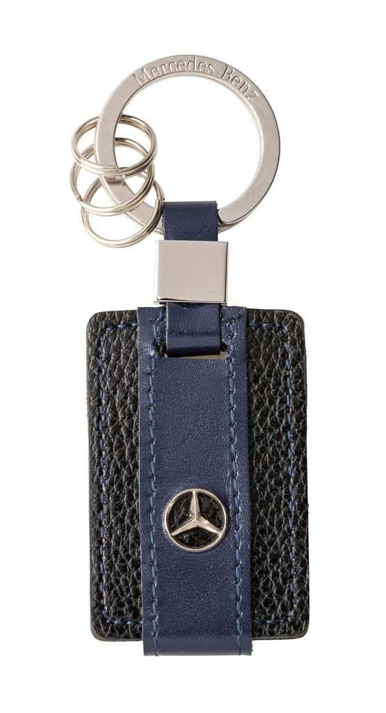 Genuine Navy Key Ring [Mercedes-Benz Collection] Two-Tone