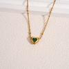 Trendy Women's Stainless Steel Necklace with OT Buckle, Pearl Pendant, Anti-Fade Casual Light Luxury Design