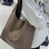 Leather One Shoulder Underarm Commuter Premium Versatile Lazy Style Portable Tote Bag