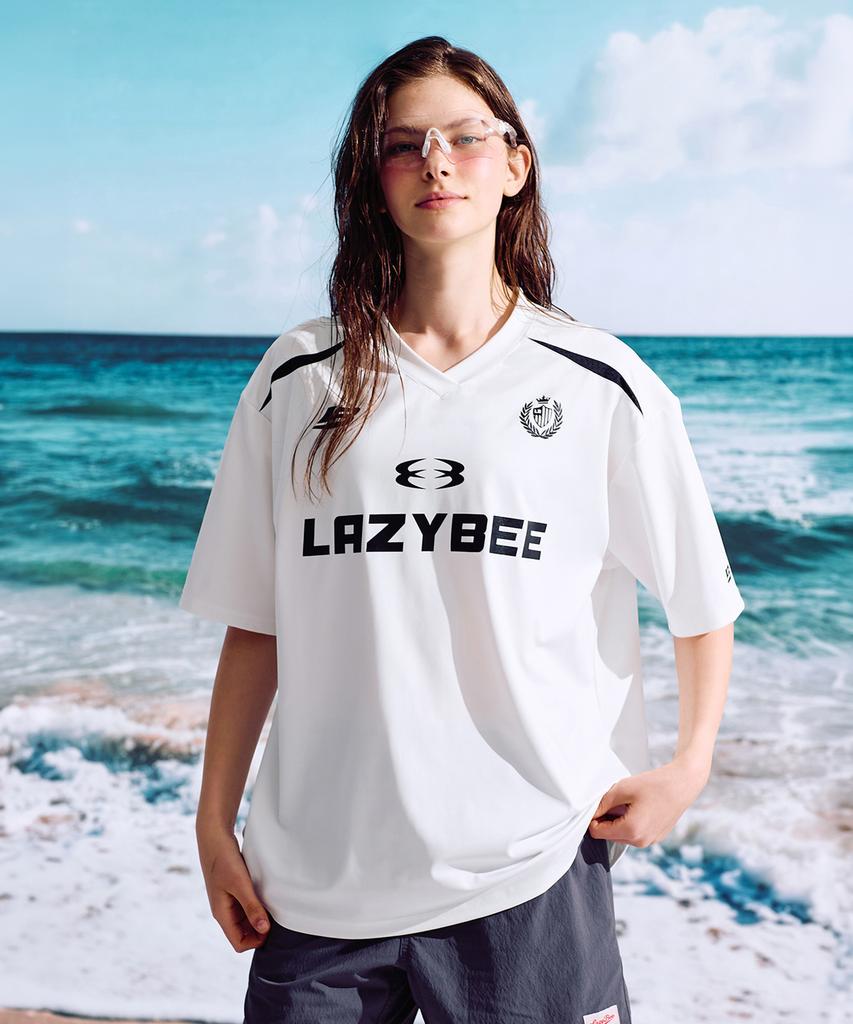 Leijibi Hydro Mesh Performance Oversized M Rash Guard Short Sleeve Jersey White