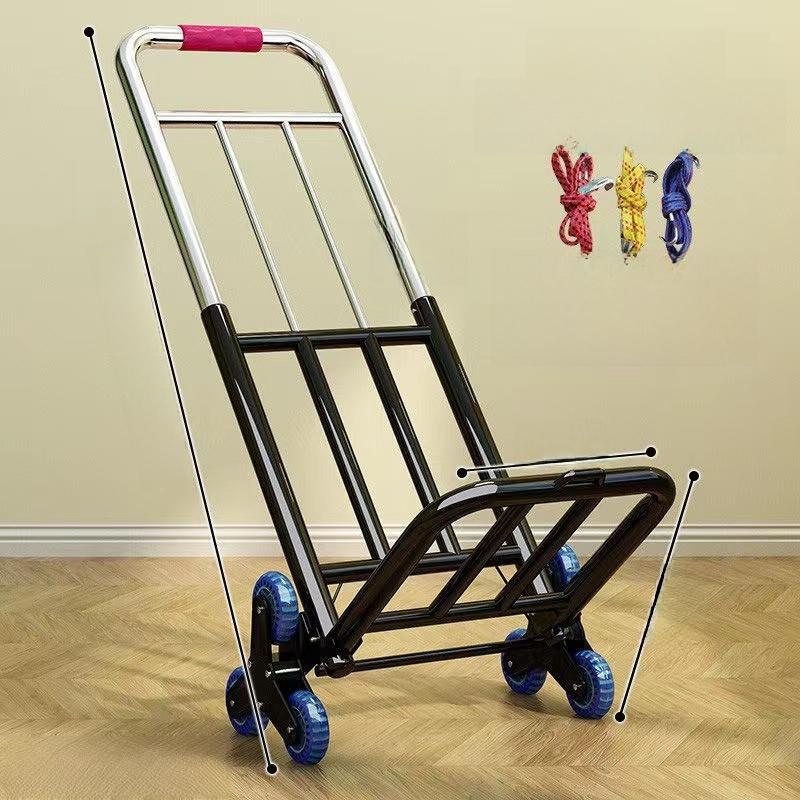 Portable Hand-Pulled op Cart Foldable Cargo very Vehicle Lightweight Household Vegetable Bung Transport Tool