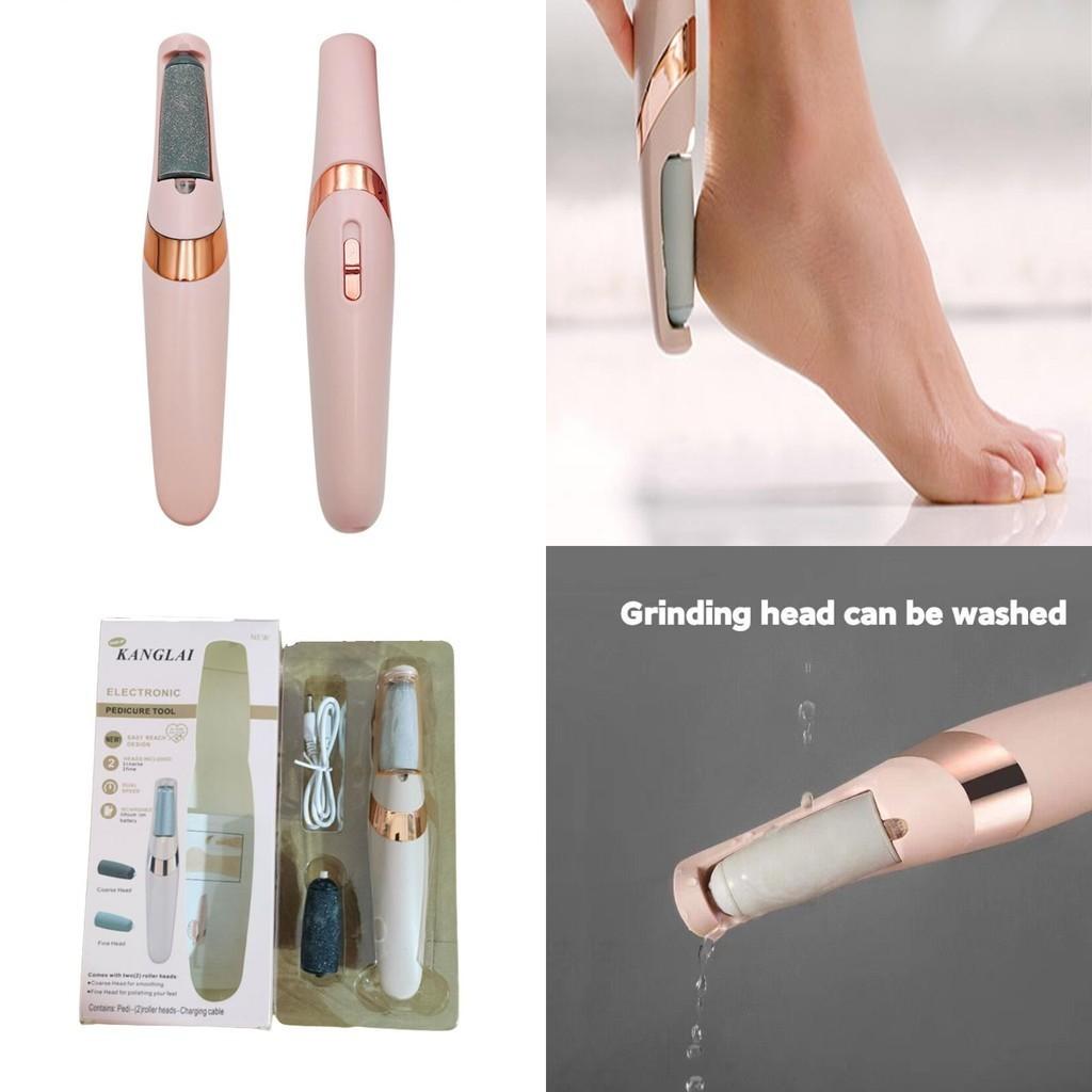 Portable Usb Electric Foot Grinder File Vacuum Hard Skin Callus Remover Machine Perfect For At-home Pedicures!