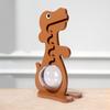 Holz Dinosaurier Sparschwein Klarer Acryl Bauch Münz Bargeld Behälter Jungen Mädchen Cartoon Hund Pinguin Geldsparen Box Dekoration