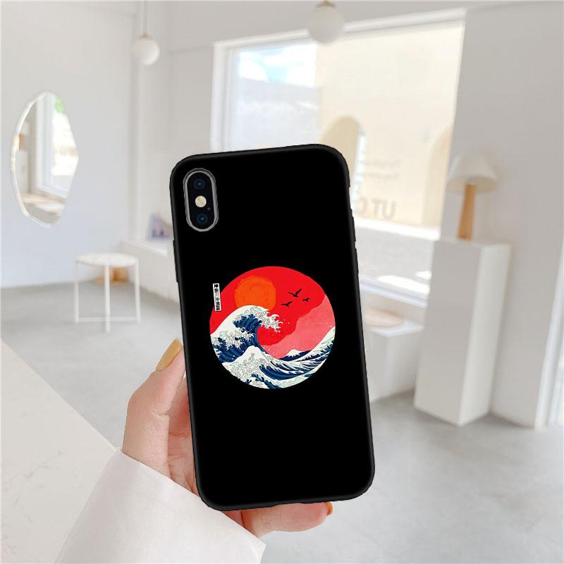 BF66 Great Wave Off Kanagawa Soft Shell Phone Case for Xiaomi Poco C40 C50 C51 C55 C65 C71 C75 F3 F5 F6 F7 M2 M3 Pro Ultra