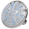 High-Pressure Antimicrobial Shower Head Microban Technology 6-Setting Easy Clean Clog-Free Water Saving Installation Chrome