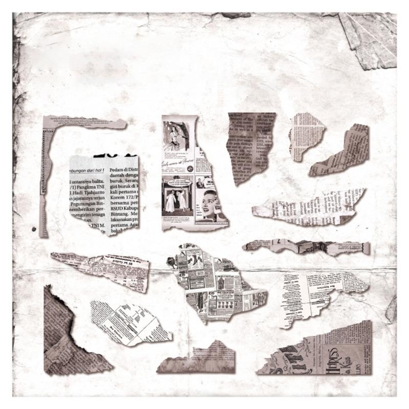 15Sheets Antique Paper Sticker Decorative Scrapbooking Sticker For Notebook Journals Card Making Craft Embellishments