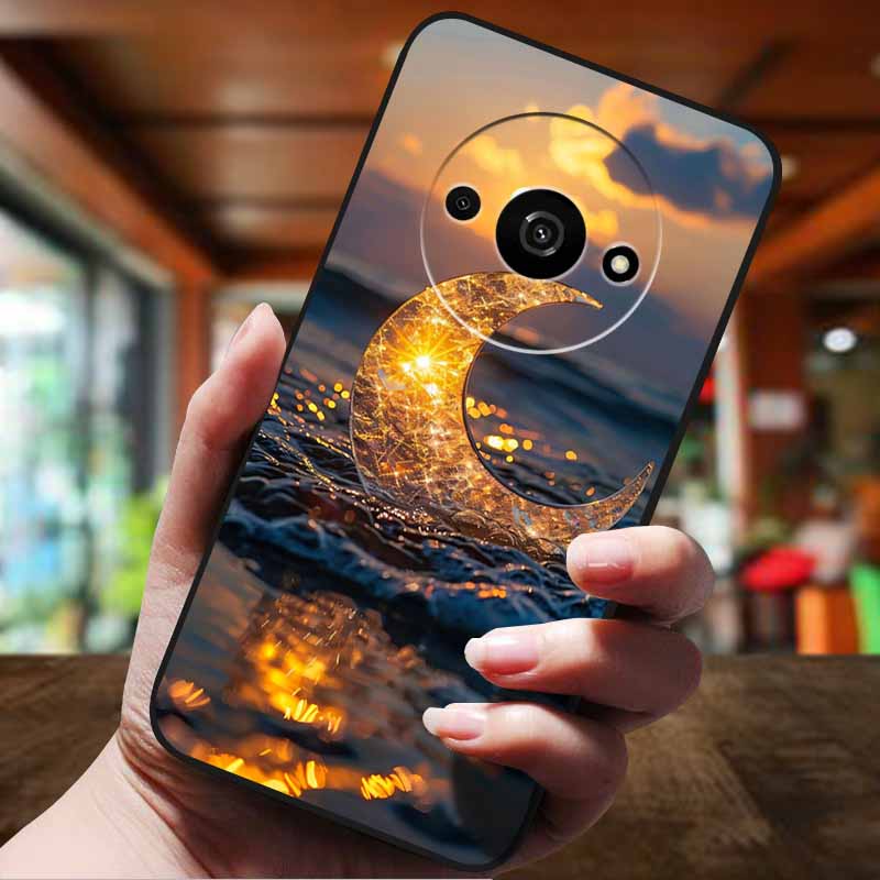 Für Xiaomi Redmi A3 Hülle Niedliche Cartoon Anti-Klopfen Silikon Weiche TPU Rückseite für Redmi A3 pro 4G Handyhülle A 3 RedmiA3 Funda