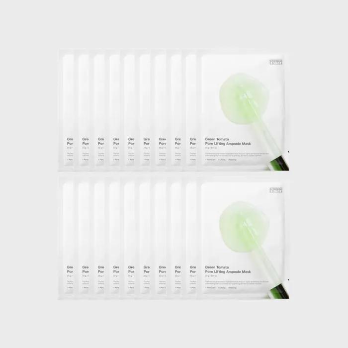 [20 sheets] Green Tomato Pore Lifting Mask (2 BOX)