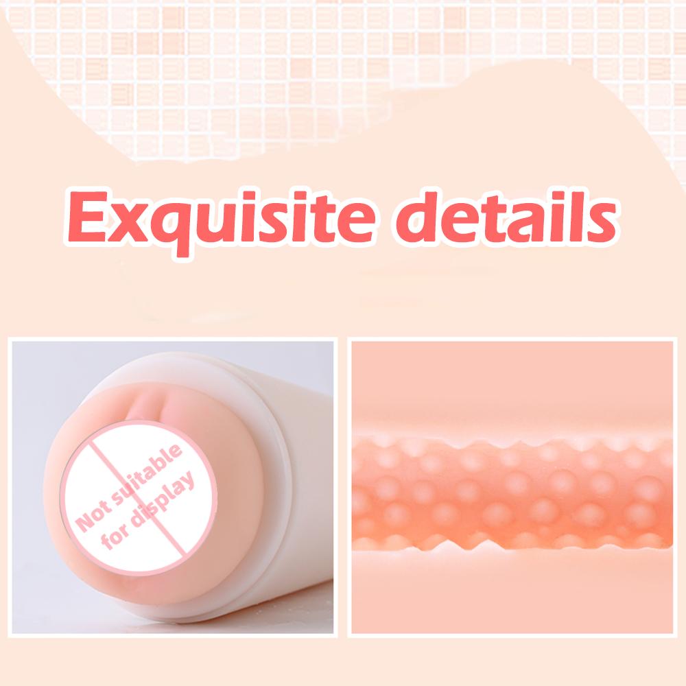 Male Masturbator Cup Realistic Rubber Vagina Sex Toys Deep Throat  Prostate Massager  Erotic Adult Sex Toys For Men JoinJJtoy