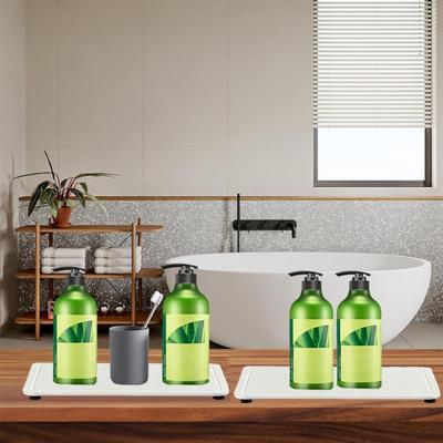 2 Pezzi Vassoio in Pietra Assorbente Acqua Asciugatura Rapida Diatomee Sottobicchieri per Lavello Antiscivolo Spugna da Cucina