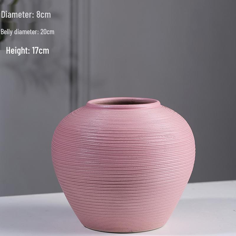 Nordic Ceramic Hydroponic Vase for Home Decor - Living Room Flower Arrangement and Dining Table Ornament