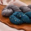 Tencel Beads Colorful Sequins Thread Summer Hand-Knitted Sweater Scarf Shawl Twisted Yarn 100G