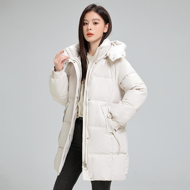 Cotton-padded Jacket Women's Long New Down Cotton-padded Jacket Korean Version of Loose Cotton-padded Jacket Winter Thick Coat.