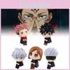Adorable Jujutsu Kaisen Pvc Figure Set Includes Gojo Itadori Nobara And Fushiguro