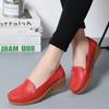 Scarpe basse da donna in pelle con plateau per primavera/autunno