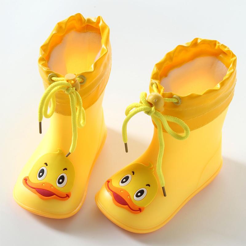 Newest Toddler Girl Rainboots Winter Classic Waterproof Children S Shoes Kids Rain Boots Boots Kids Boy Cartoon Water Shoes 18